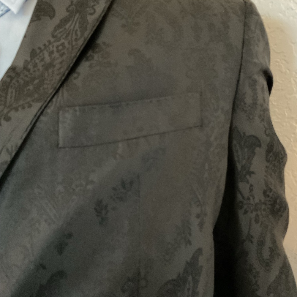 Robert Graham Black Patterned Blazer